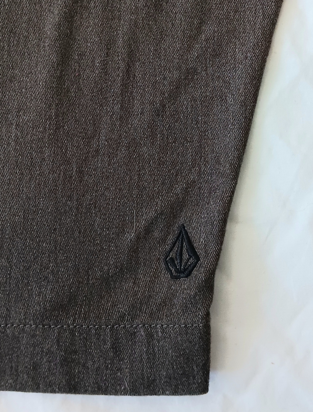 Volcom Chino Shorts 34 Charcoal Gray Pockets 10" Inseam Surf Beach Summer - Picture 5 of 10